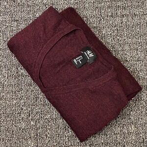 H&M V-Neck Sweater Long Sleeve Sweater Mens Medium Merino Wool Pullover‎ Top
